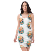 PhilanthroBit's Adorable Sea Turtle Pattern (Front&Back) | Sublimation Cut & Sew Dress - front