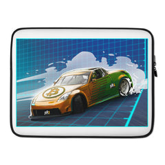 Joltz Rewards Bitcoin Race Car Laptop Sleeve - 15" | By PhilanthroBit