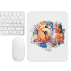 Adorit's Adorable Kitten Mouse pad with mouse and keyboard | By PhilanthroBit