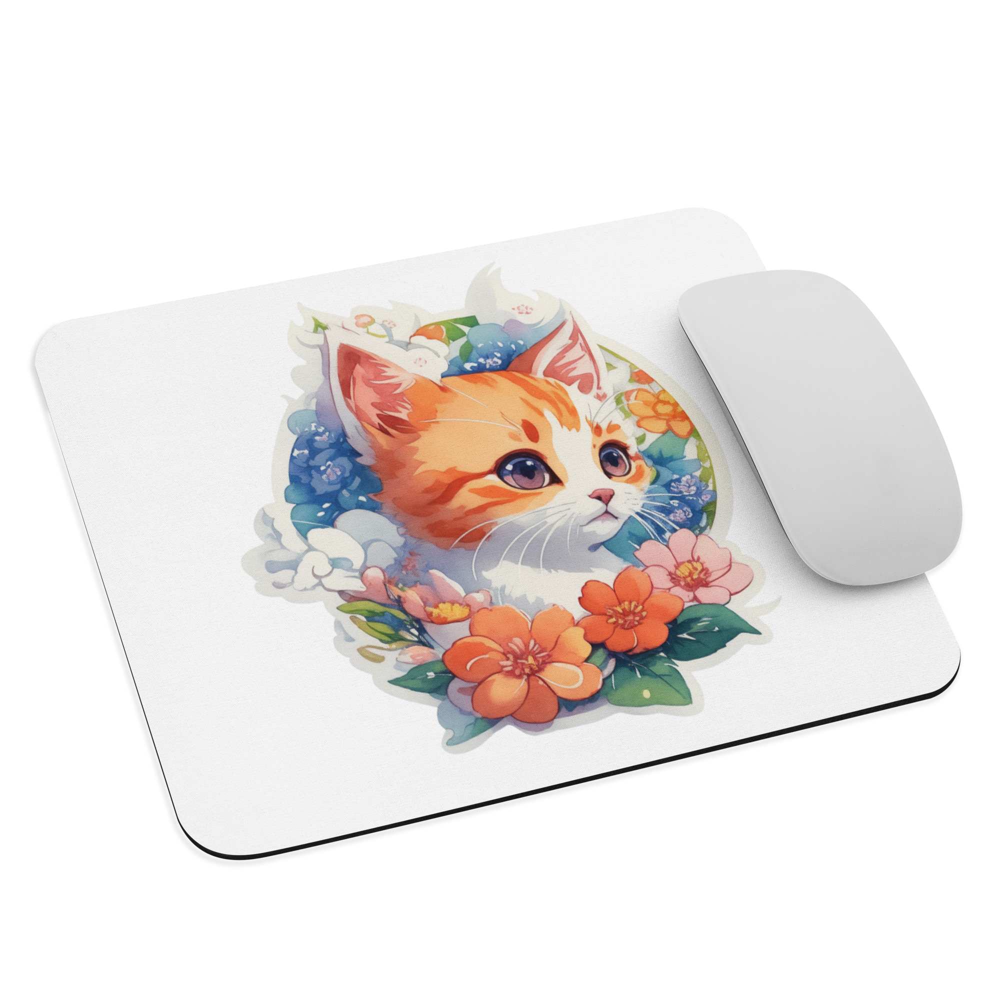 Adorit's Adorable Kitten Mouse pad with mouse | By PhilanthroBit