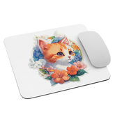 Adorit's Adorable Kitten Mouse pad with mouse | By PhilanthroBit