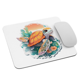 Adorit's Sea Turtle 8.7″ × 7.1" mouse pad with mouse | By PhilanthroBit