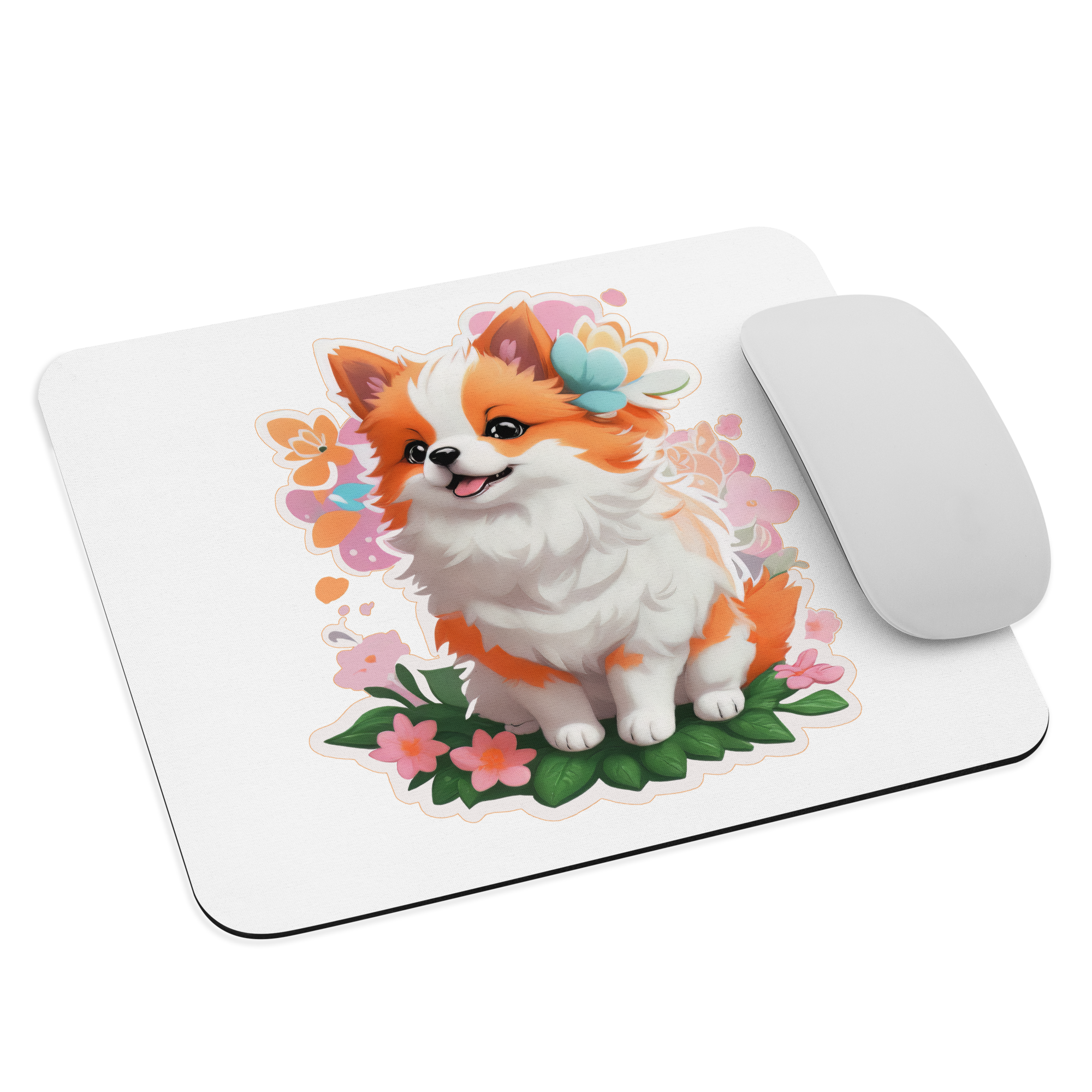 Adorit's Adorable Puppy Mouse pad with mouse | By PhilanthroBit