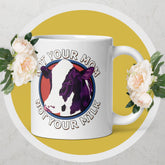 Adorit's Not your Mom, Not Your Milk 11oz White glossy mug | By PhilanthroBit
