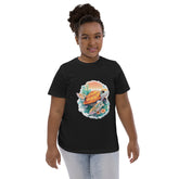 PhilanthroBit's Adorable Black Sea Turtle Youth jersey t-shirt - front