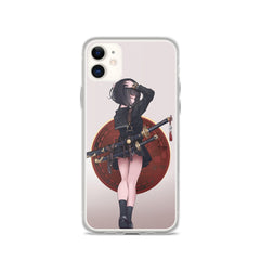 Bitcoin Samourai Girl iPhone Case