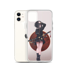 Bitcoin Samourai Girl iPhone Case