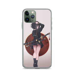 Bitcoin Samourai Girl iPhone Case