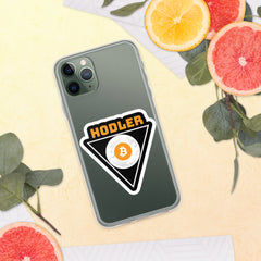 Bitcoin Hodler iPhone 11 Pro Case with Bitcoin logo and a white moon | By PhilanthroBit