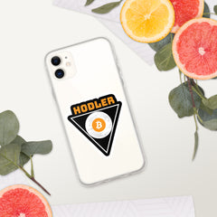 Bitcoin Hodler iPhone 11 Case - view from top - with Bitcoin logo and a white moon | By PhilanthroBit