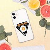 Bitcoin Hodler iPhone 12 Case with Bitcoin logo and a white moon | By PhilanthroBit
