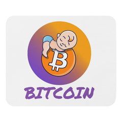 Bitcoin Baby Mouse pad, by PhilanthroBit