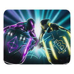 Bitcoin vs Ethereum Mouse pad