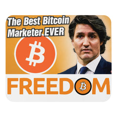 Trudeau Bitcoin Freedom Mouse pad