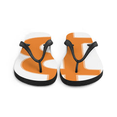 Bitcoin Logo Flip-Flops