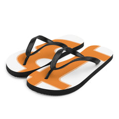 Bitcoin Logo Flip-Flops