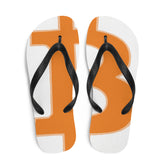 Bitcoin Logo Flip-Flops