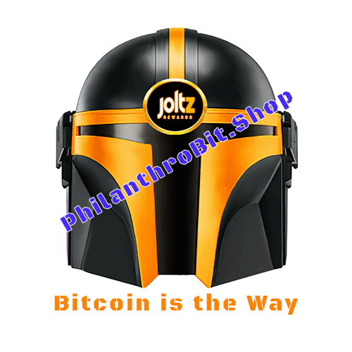 Joltz Rewards Bitcoin Helmet design | By PhilanthroBit