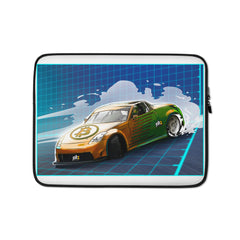 Joltz Rewards Bitcoin Race Car Laptop Sleeve - 13" | By PhilanthroBit