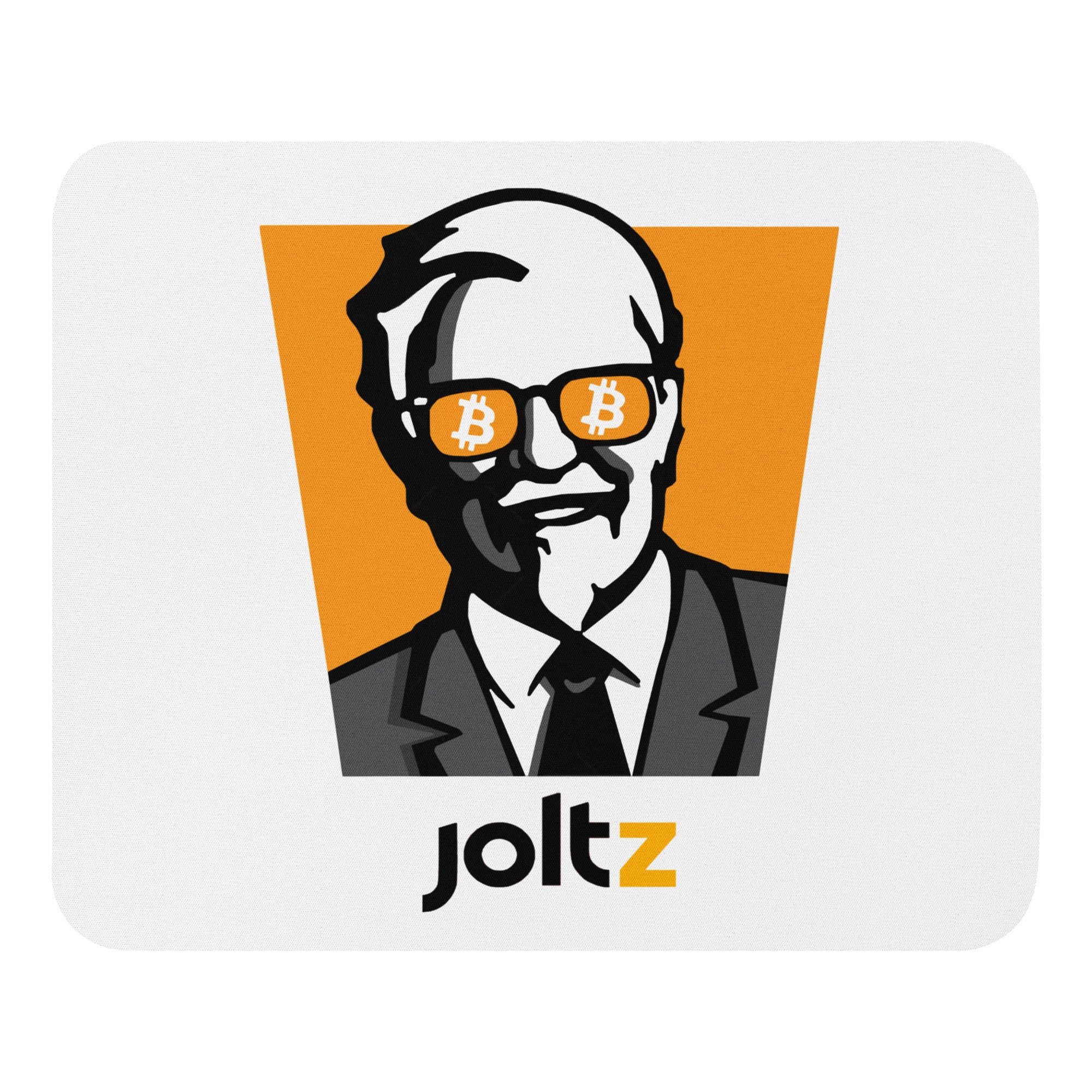 Joltz Rewards Colonel Bitcoin Sunglasses Mouse pad - without mouse | By PhilanthroBit