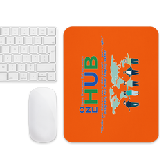 ONE Hub Henry Ford Quote Orange Mouse pad with mouse and keyboard | By PhilanthroBit