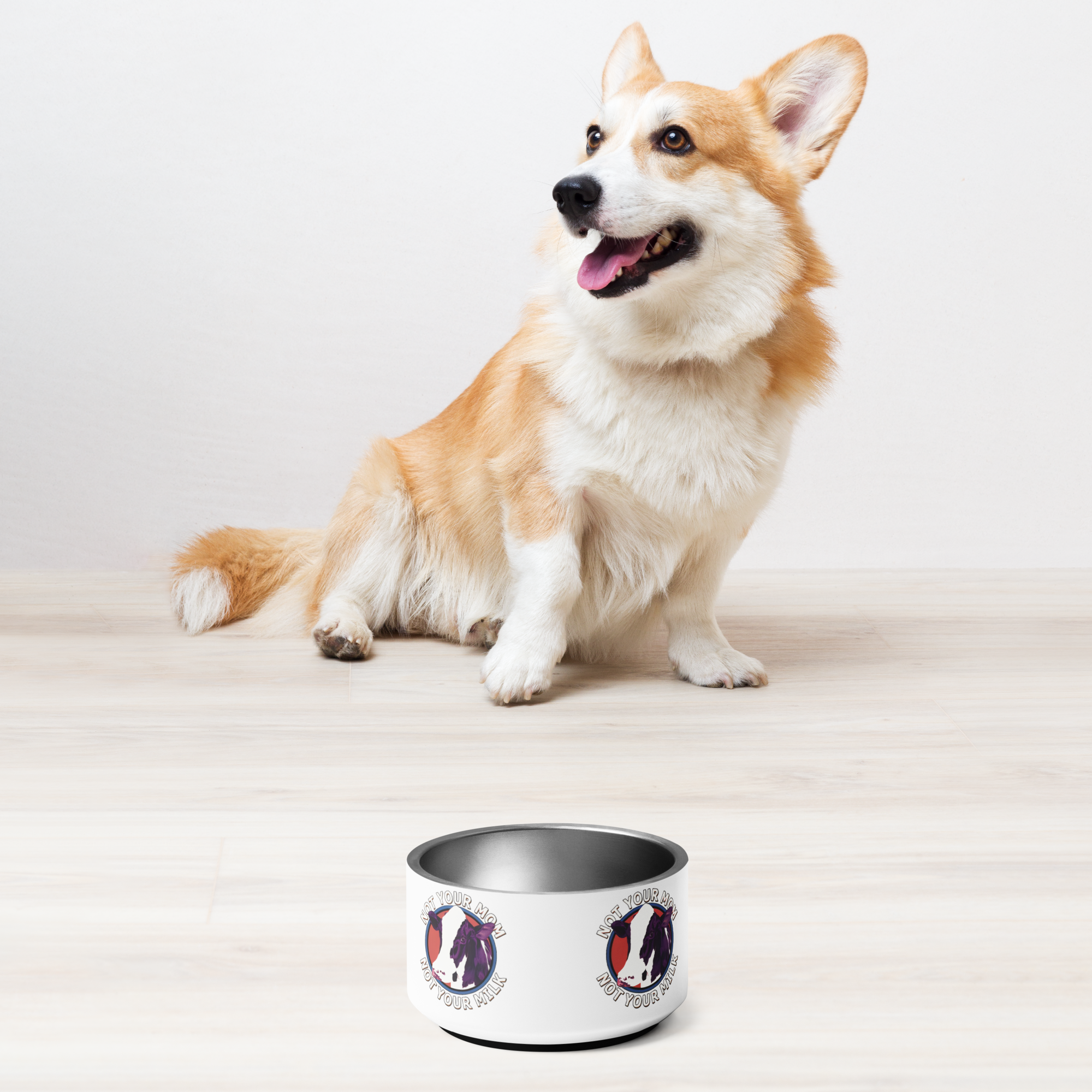 Adorit's "Not Your Mom, Not Your Milk" 18 oz Pet bowl | By PhilanthroBit