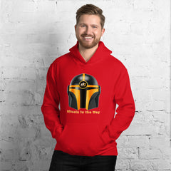 Joltz Rewards Bitcoin Helmet Unisex Red Hoodie | By PhilanthroBit