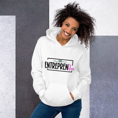 OCLF EntreprenHER Unisex White Hoodie | By PhilanthroBit