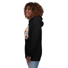 PhilanthroBit's Adorable Kitten with Flowers Unisex Premium Hoodie