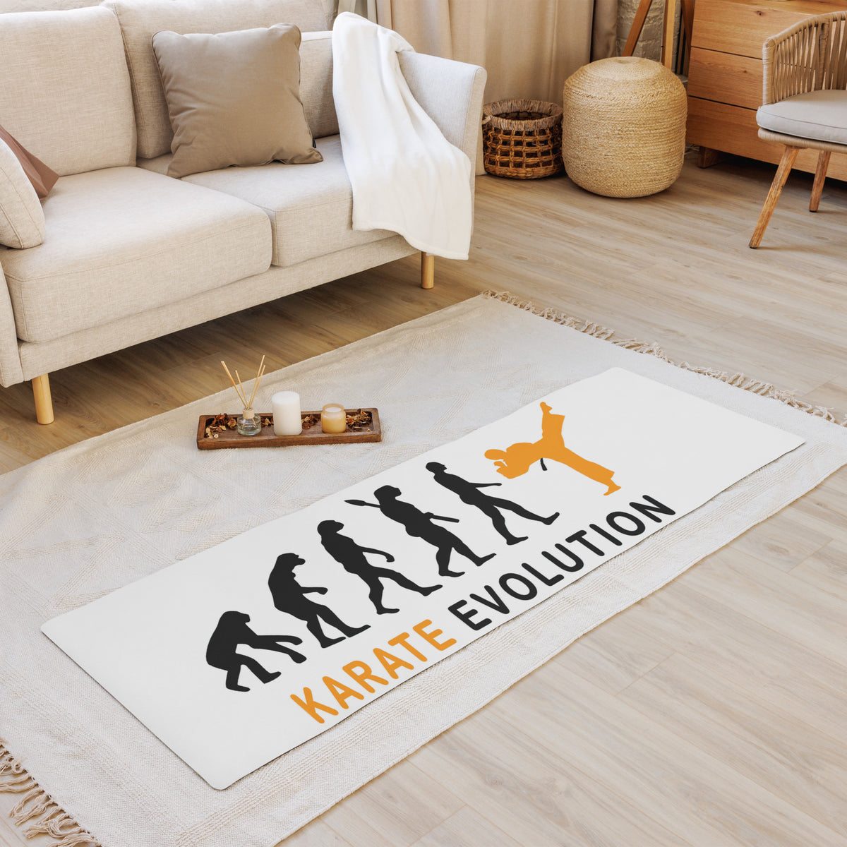 Karate Evolution Yoga mat (orange)