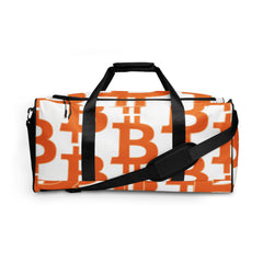 Bitcoin pattern Duffle bag