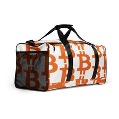 Bitcoin pattern Duffle bag