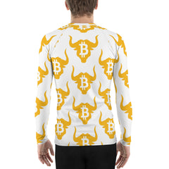 Custom Bitcoin Bull Men's Rash Guard