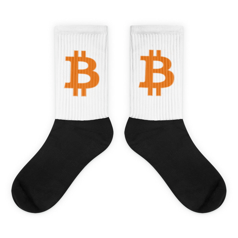 Bitcoin logo Sublimated Socks