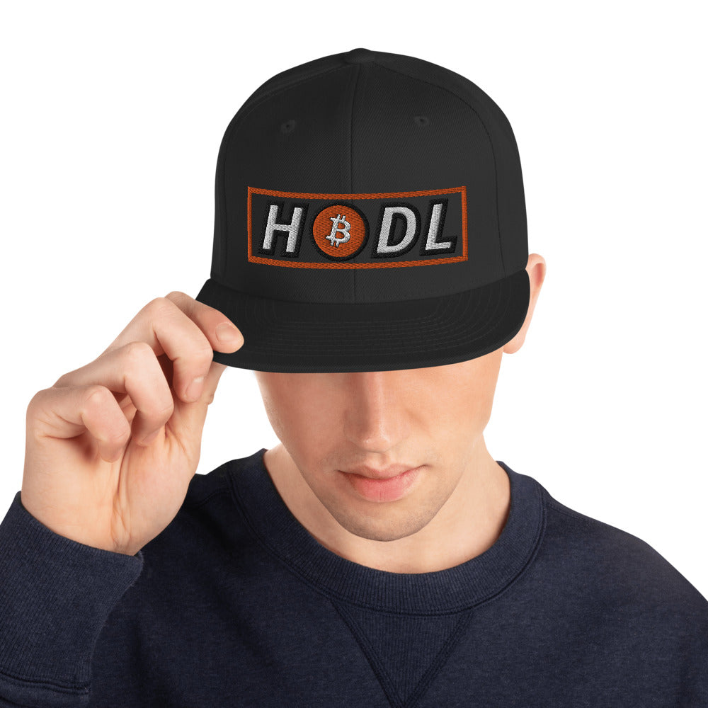 HODL - Bitcoin Logo Snapback Hat | By PhilanthroBit