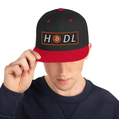 HODL - Bitcoin Logo Snapback Hat | By PhilanthroBit