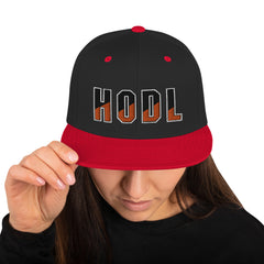 HODL Embroidered Snapback Hat