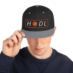 HODL - Bitcoin Logo Snapback Hat | By PhilanthroBit