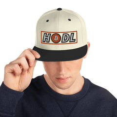 HODL - Bitcoin Logo Snapback Hat | By PhilanthroBit