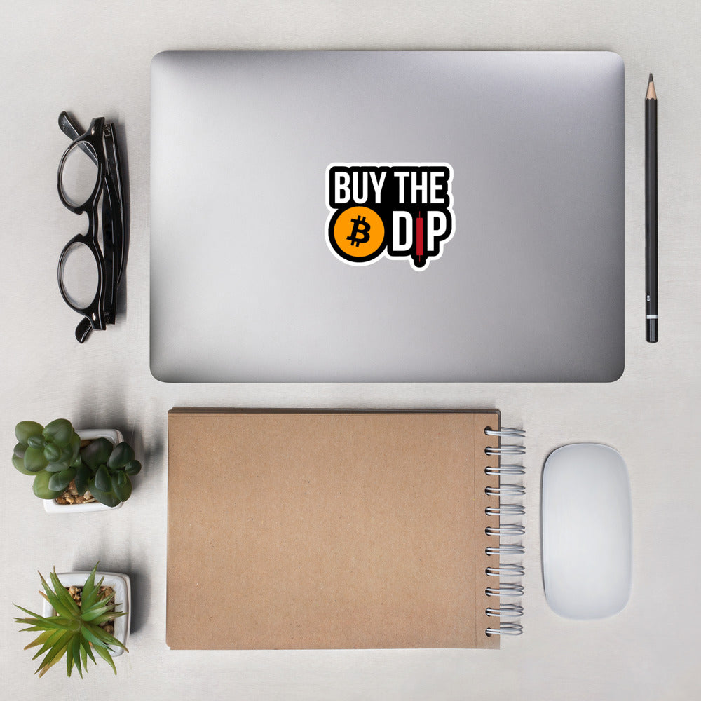 Buy the Dip Bubble-free stickers