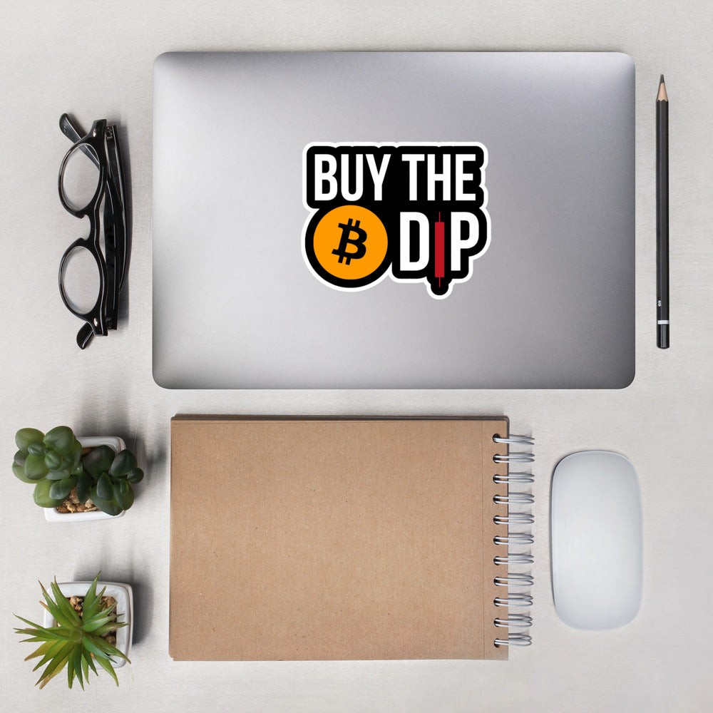 Buy the Dip Bubble-free stickers