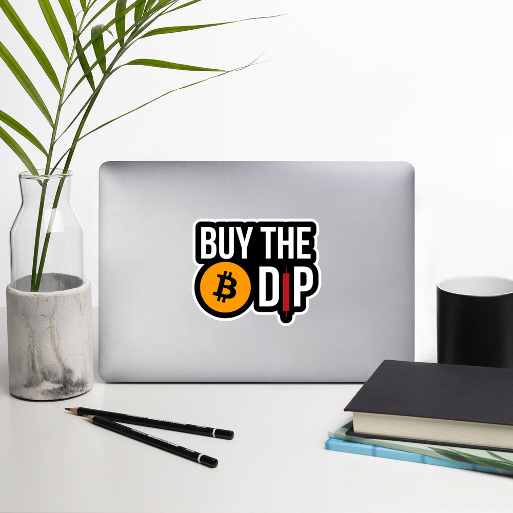 Buy the Dip Bubble-free stickers