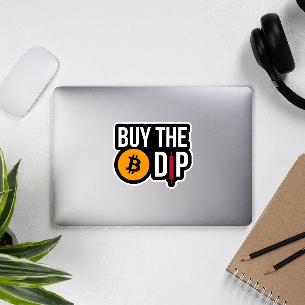 Buy the Dip Bubble-free stickers