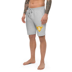 Bitcoin Bull Men's fleece shorts | By PhilanthroBit