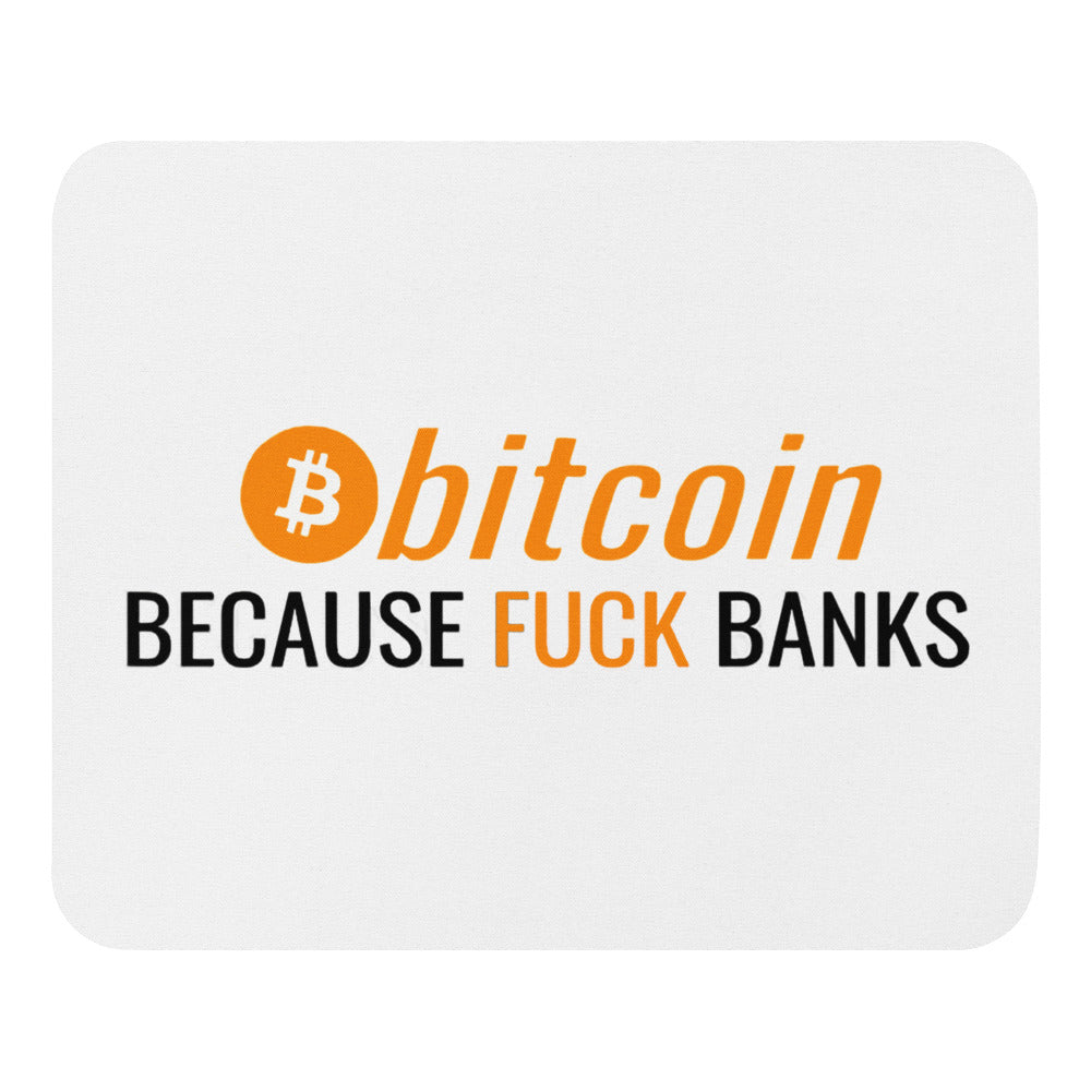 Because, F Banks Mouse pad | By PhilanthroBit