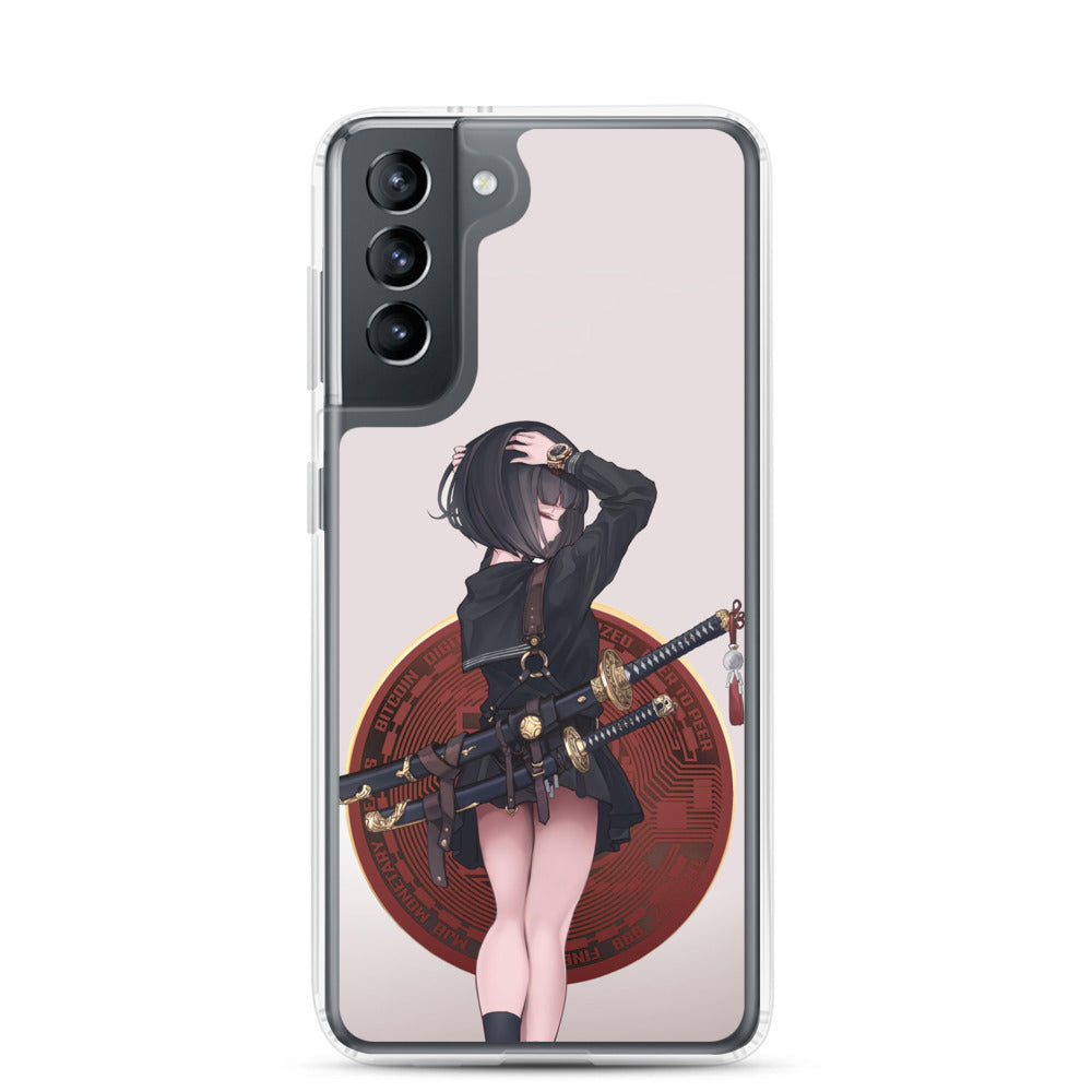 Bitcoin Samourai Girl Samsung Case