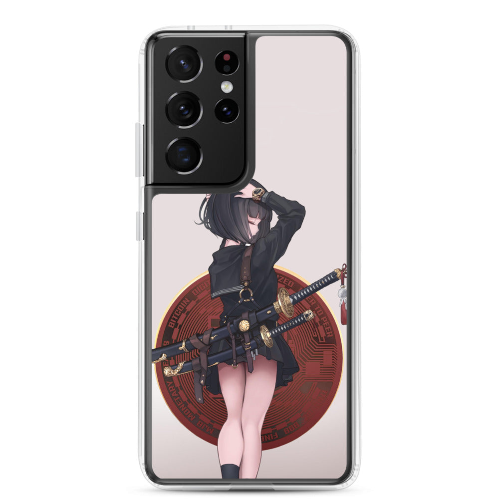 Bitcoin Samourai Girl Samsung Case