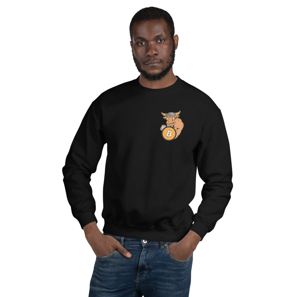 Bitcoin Bull Unisex Sweatshirt | By PhilanthroBit