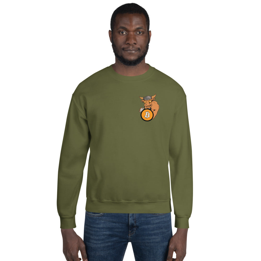 Bitcoin Bull Unisex Sweatshirt | By PhilanthroBit