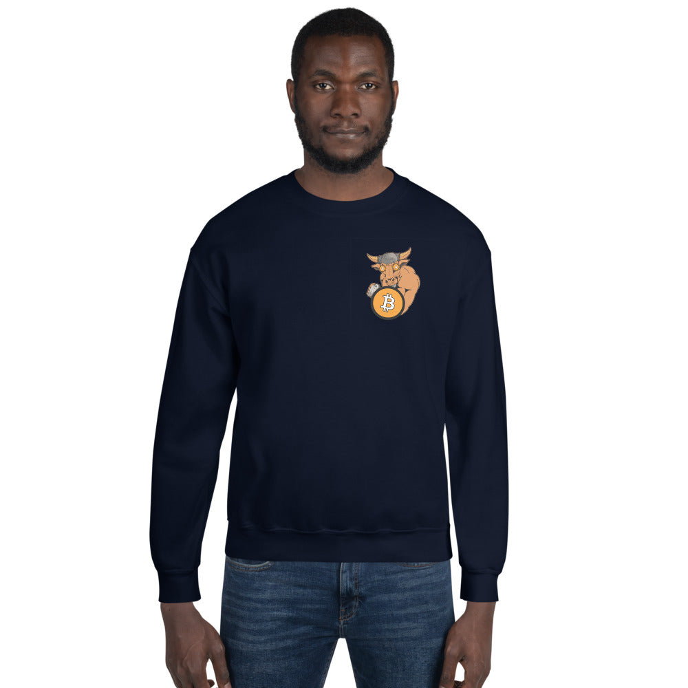 Bitcoin Bull Unisex Sweatshirt | By PhilanthroBit